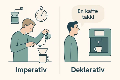 Imperativ kaffe vs deklarativ kaffe Imperativ kaffe vs deklarativ kaffe