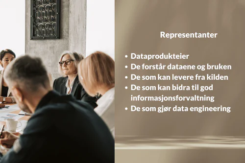 Forslag til deltagere i et produktforum