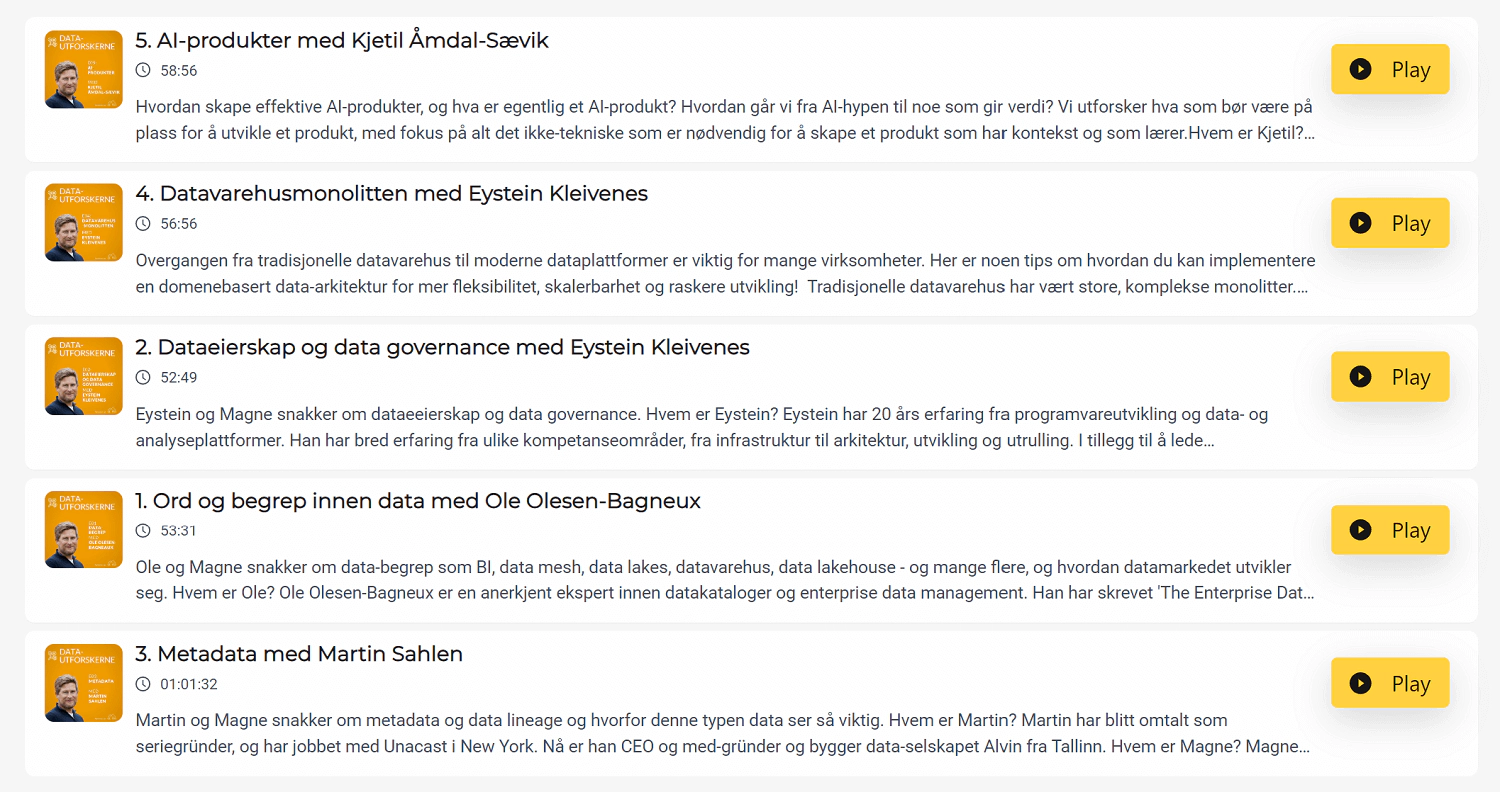 Datautforskerne - oversikt over de første 5 episodene. Datautforskerne - oversikt over de første 5 episodene.