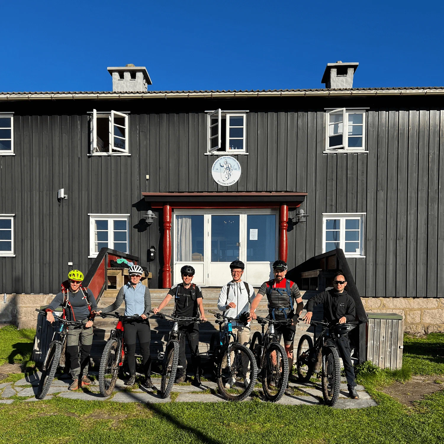 Glitni pa sykkeltur i Nordmarka