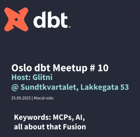 dbt Meetup number 10