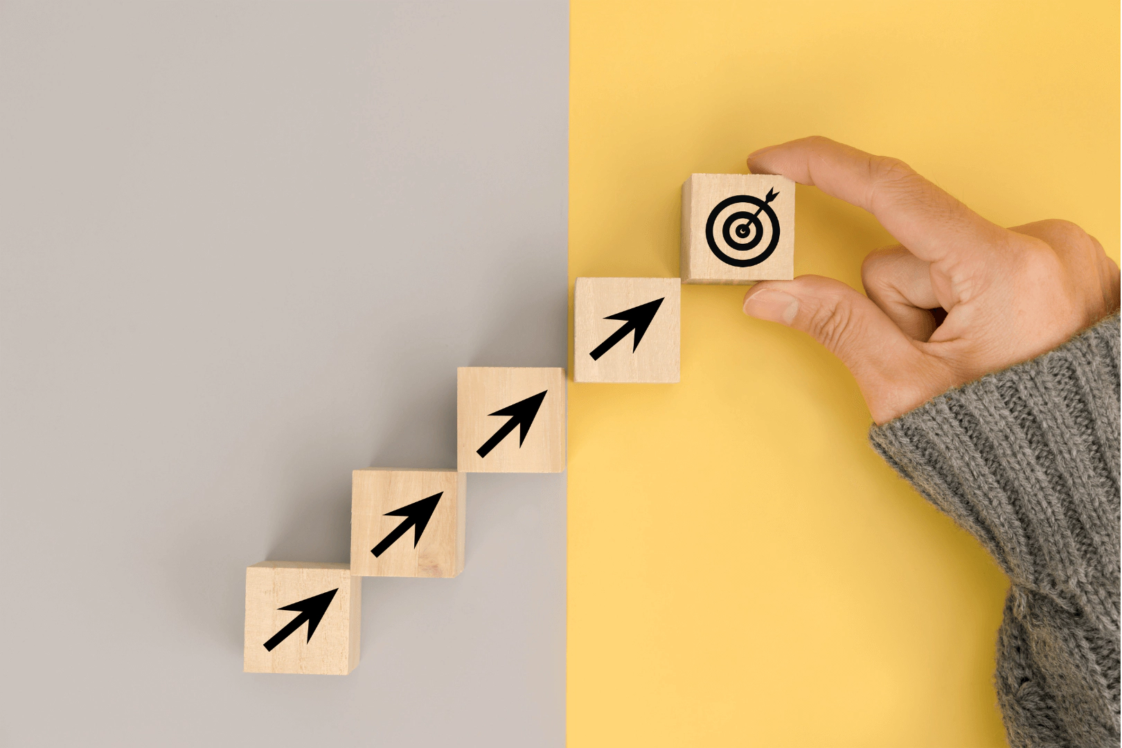 Stock photo (Canva): For å nå målene må organisasjonen gjennom flere realiseringsfaser Stock photo (Canva): For å nå målene må organisasjonen gjennom flere realiseringsfaser
